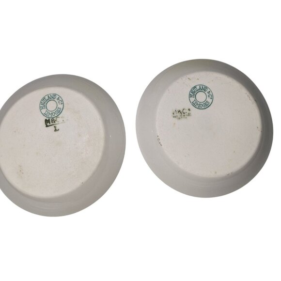 Haviland & Co Limoges Butter Pat Plates Floral Design Porcelain Antique 1879 - Picture 5 of 7